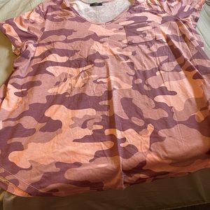 AVON pink camo plus size 3x